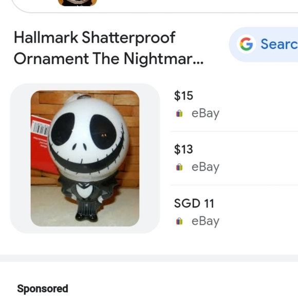 Hallmark Shatterproof Nightmare Before Christmas Jack Skeltor Ornament - Picture 5 of 5